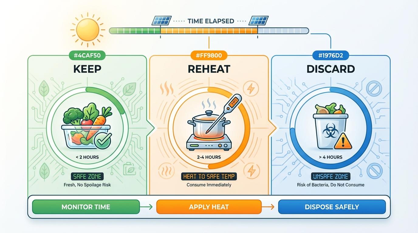 Data visualization for No-Fridge Spoilage Checks: Keep, Reheat, or Discard