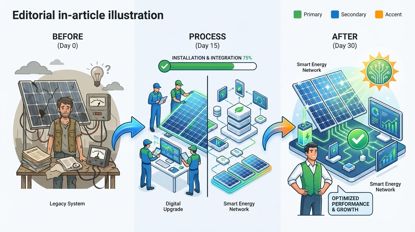 Step-by-step illustration for Before-and-After Vendor Stories 30 Days