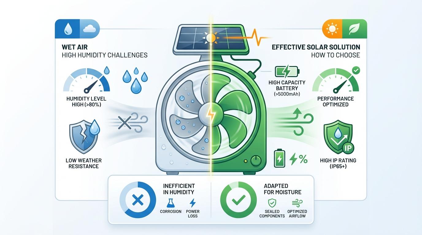 Data visualization for How to Choose a Portable Solar Fan That Actually Works in Wet Air