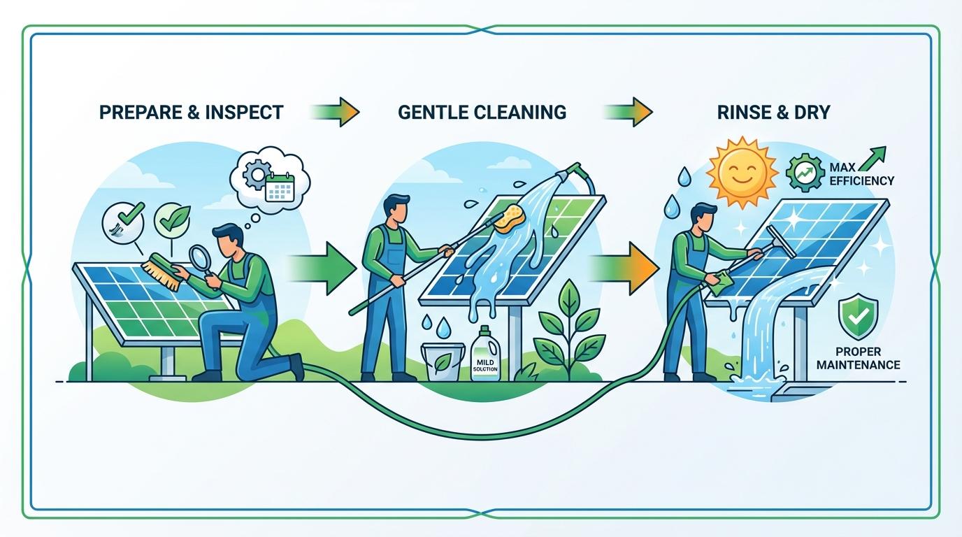 Step-by-step illustration for Mistake 3: Poor Cleaning and Wrong Maintenance Habits