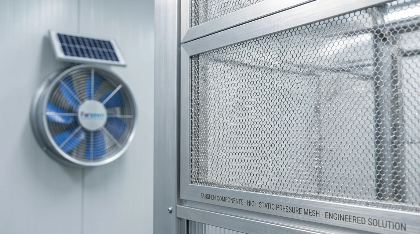 To effectively size an exhaust fan, you must first determine the volume of air inside the greenhouse and the r
